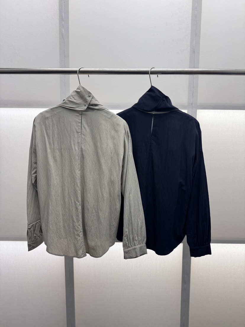 MILUI韓國直郵實拍女士新款推薦熱賣休閑襯衫蕾絲衫含圍巾MILUI襯衫/蕾絲衫