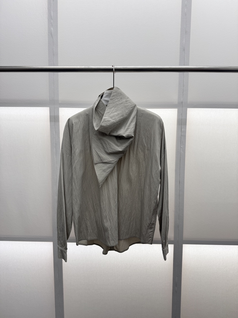 MILUI韓國直郵實拍女士新款推薦熱賣休閑襯衫蕾絲衫含圍巾MILUI襯衫/蕾絲衫圖色1