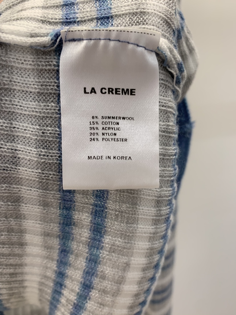 LA CREME韓國直郵實拍女裝新品熱賣推薦26春夏職業針織衫LA CREME針織衫