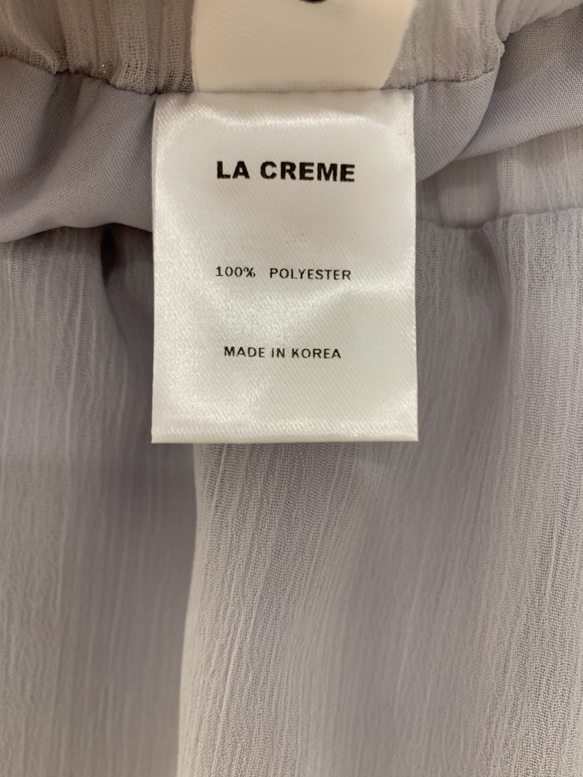 LA CREME韓國直郵實拍女裝新品職業時尚推薦休閑長裙雪紡LA CREME長裙