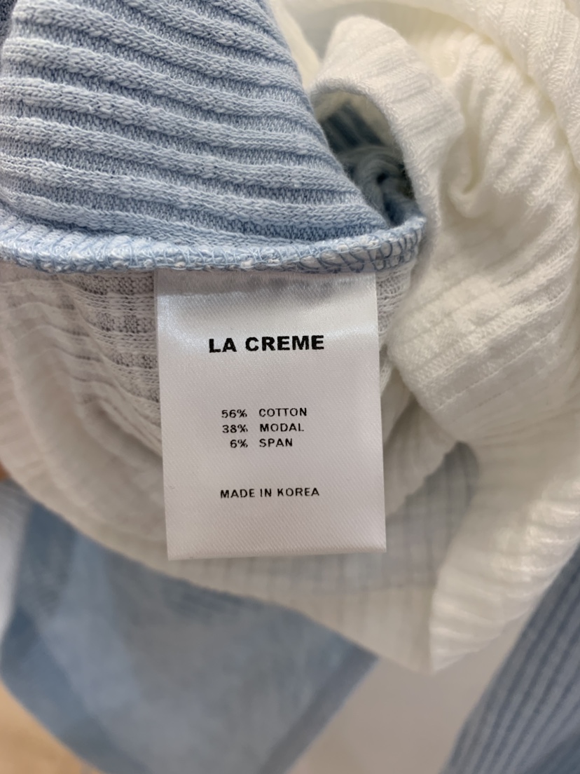 LA CREME韓國代購女士新款時尚熱賣休閑推薦針織衫假兩件LA CREME針織衫