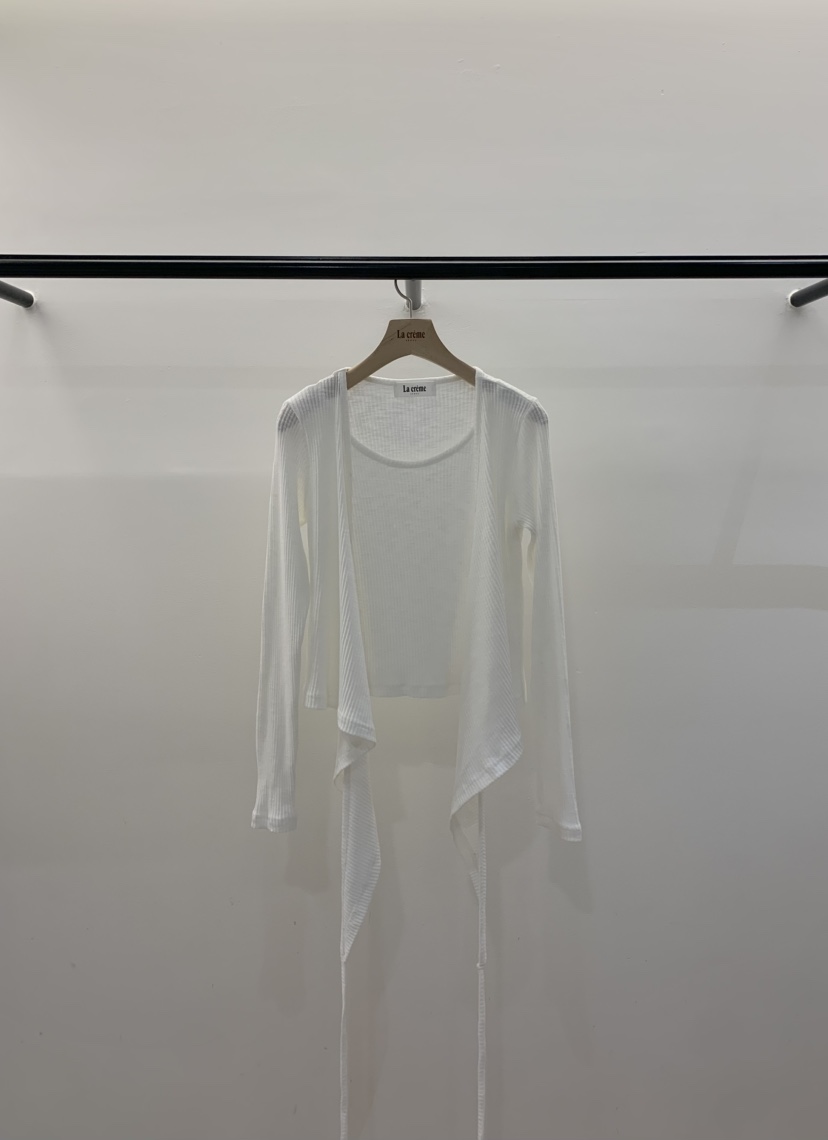 LA CREME韓國代購女士新款時尚熱賣休閑推薦針織衫假兩件LA CREME針織衫圖色5