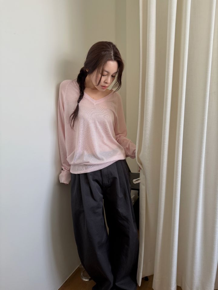 MARE韓國東大門直郵女裝新品推薦熱賣針織衫不含內搭絲綢MARE針織衫