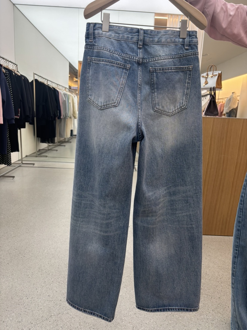 JUJU韓國代購女士新品時尚職業熱賣推薦26春夏人氣牛仔褲JUJU牛仔褲