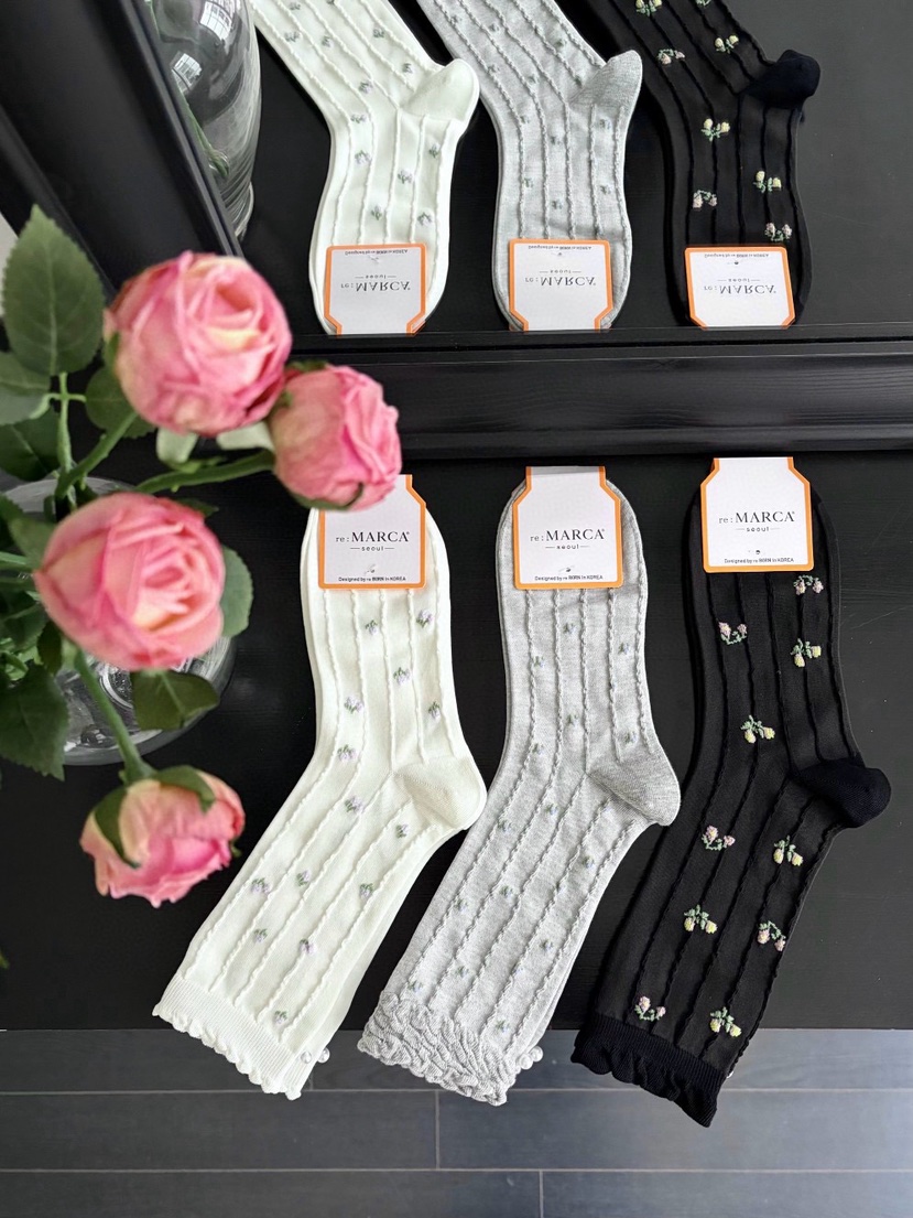 CACTUS-Q韓國東大門直郵女士新款熱賣26春夏時尚人氣襪子CACTUS十雙起/可混搭襪子