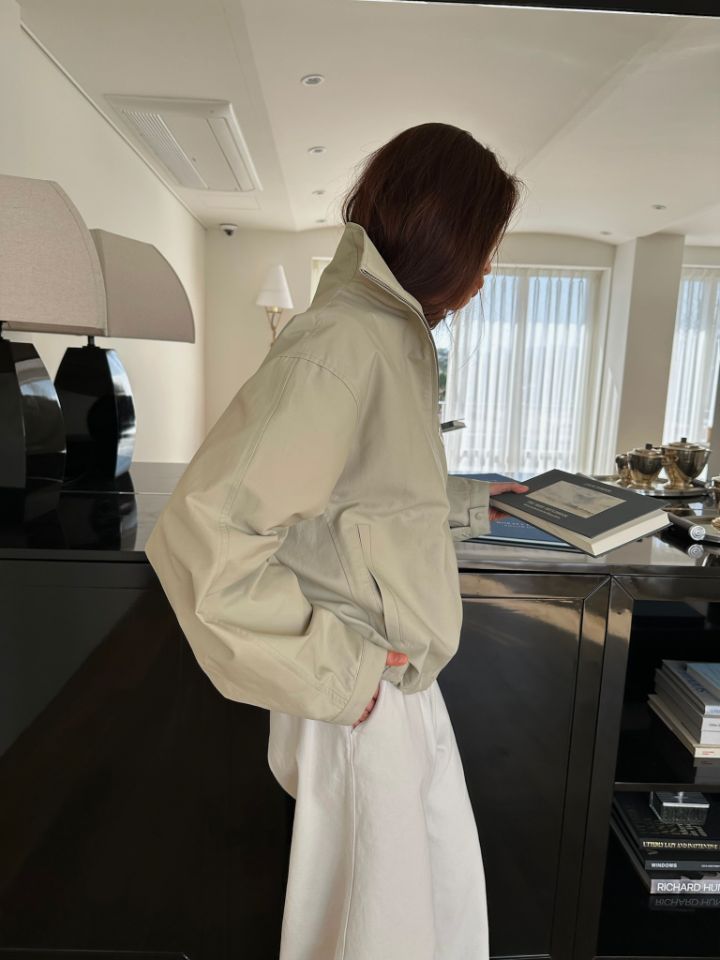 MARE韓國直郵實拍女裝新款26春夏職業推薦休閑時尚夾克高領MARE夾克