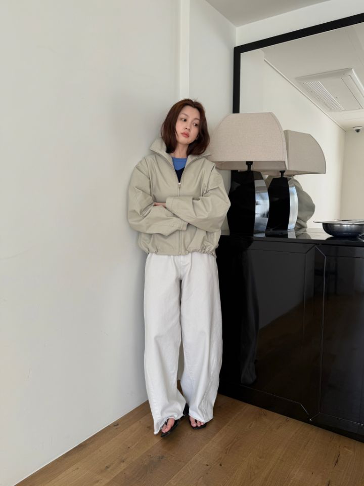 MARE韓國直郵實拍女裝新款26春夏職業推薦休閑時尚夾克高領MARE夾克圖色2