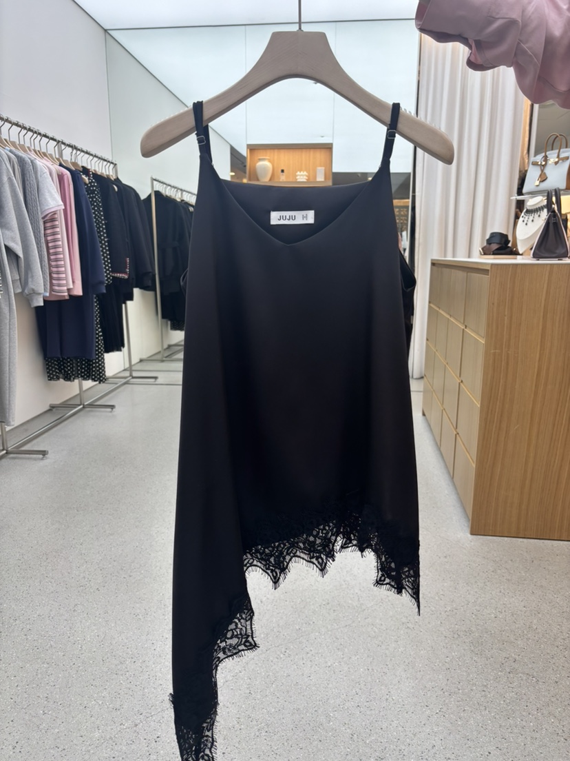 JUJU韓國直郵實拍女裝新款熱賣推薦26春夏人氣吊帶背心蕾絲JUJU吊帶/背心圖色4