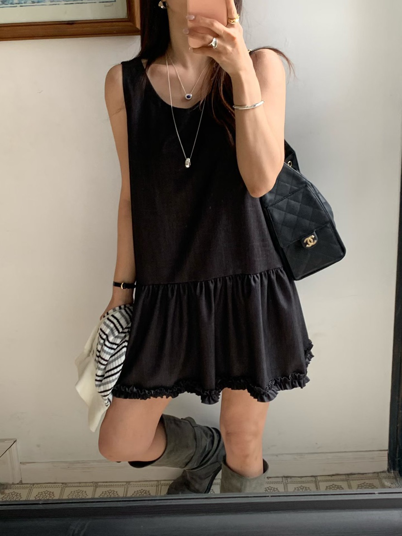 LA CREME韓國直郵女裝新品推薦26春夏熱賣休閑時尚連衣裙LA CREME連衣裙