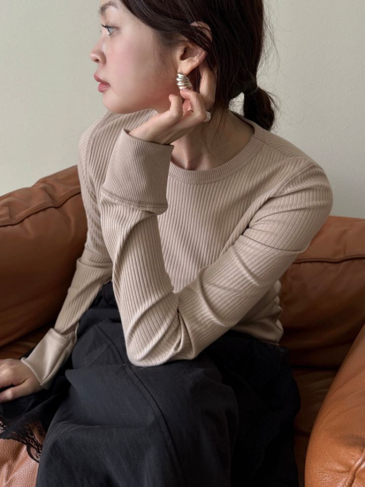 MARE韓國直郵女士新品休閑推薦26春夏人氣熱賣職業長袖T恤MARE長袖T恤