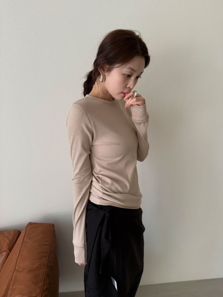 MARE韓國直郵女士新品休閑推薦26春夏人氣熱賣職業長袖T恤MARE長袖T恤