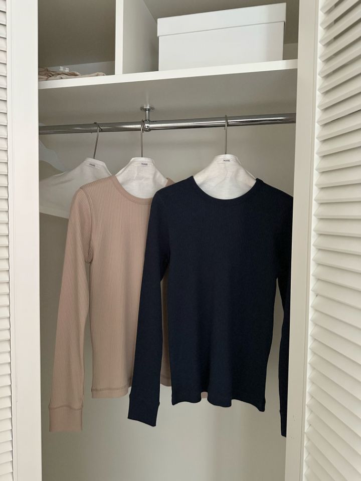 MARE韓國直郵女士新品休閑推薦26春夏人氣熱賣職業長袖T恤MARE長袖T恤