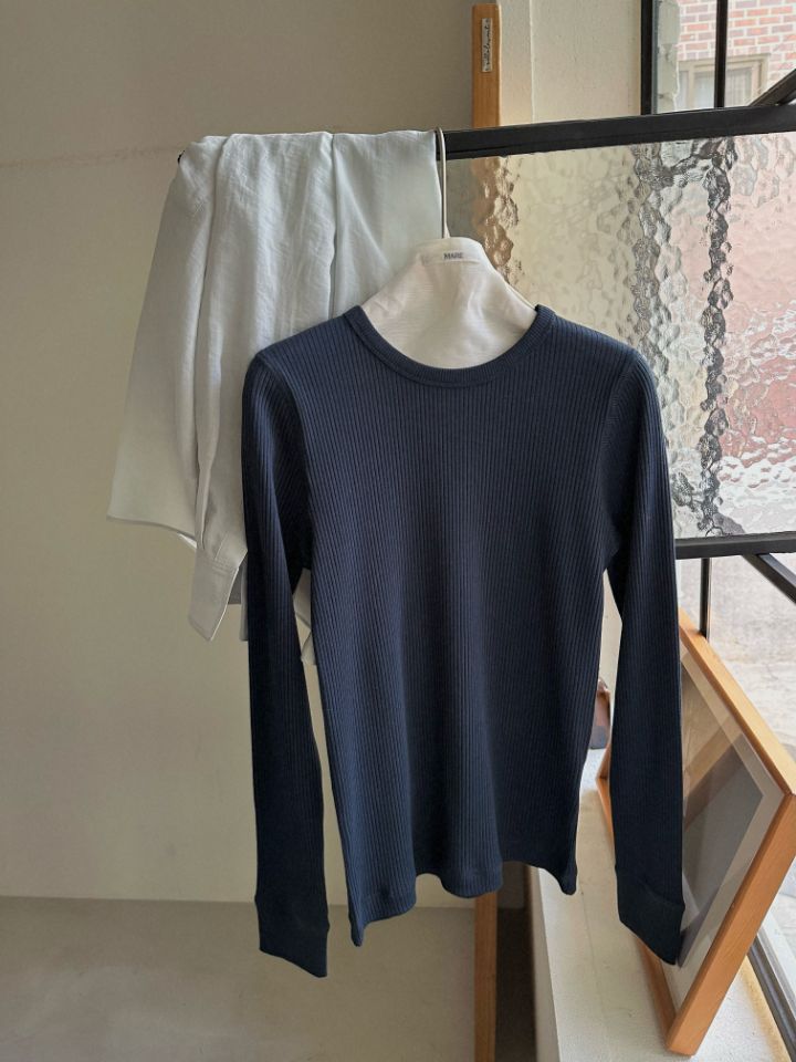 MARE韓國直郵女士新品休閑推薦26春夏人氣熱賣職業長袖T恤MARE長袖T恤圖色2