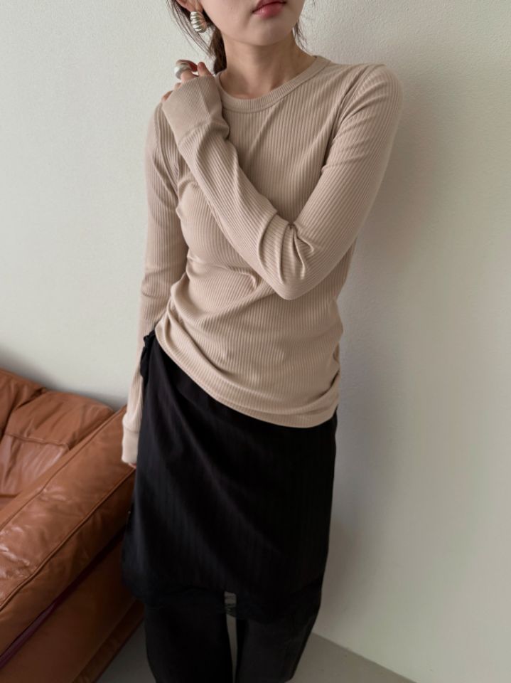 MARE韓國直郵女士新品休閑推薦26春夏人氣熱賣職業長袖T恤MARE長袖T恤圖色3