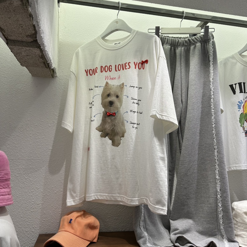 EVE韓國直郵女士新品人氣職業26春夏時尚推薦休閑熱賣T恤EVET恤圖色1