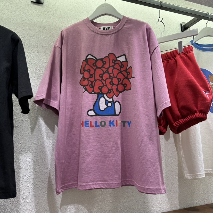 EVE韓國代購女士新品休閑人氣26春夏熱賣職業時尚推薦T恤EVET恤圖色3