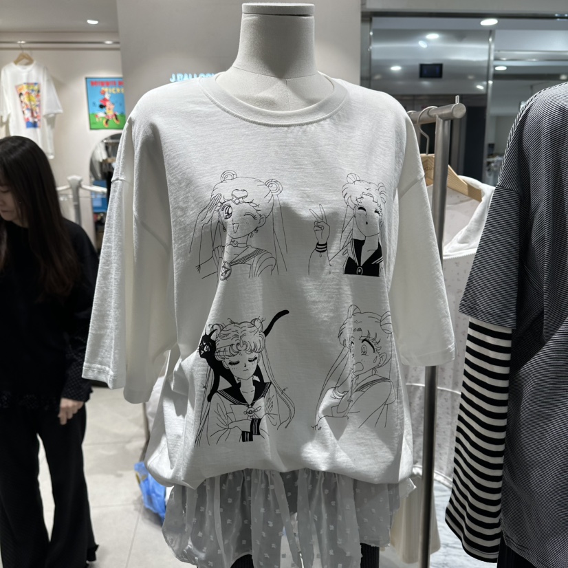 J.BALLOON韓國東大門直郵女士新品職業時尚休閑人氣26春夏T恤J.BALLOONT恤圖色1