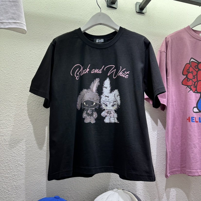 EVE韓國東大門直郵女士新品職業休閑時尚推薦熱賣人氣T恤EVET恤圖色3