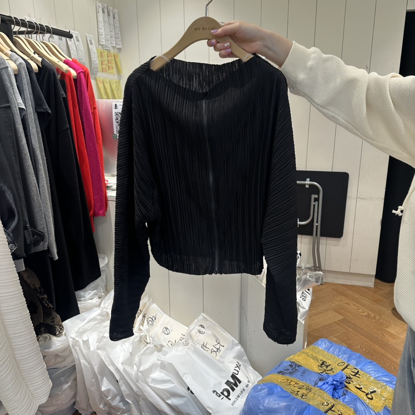 ARC韓國代購女士新品熱賣時尚休閑推薦人氣職業針織衫褶皺ARC EN CIEL針織衫圖色4