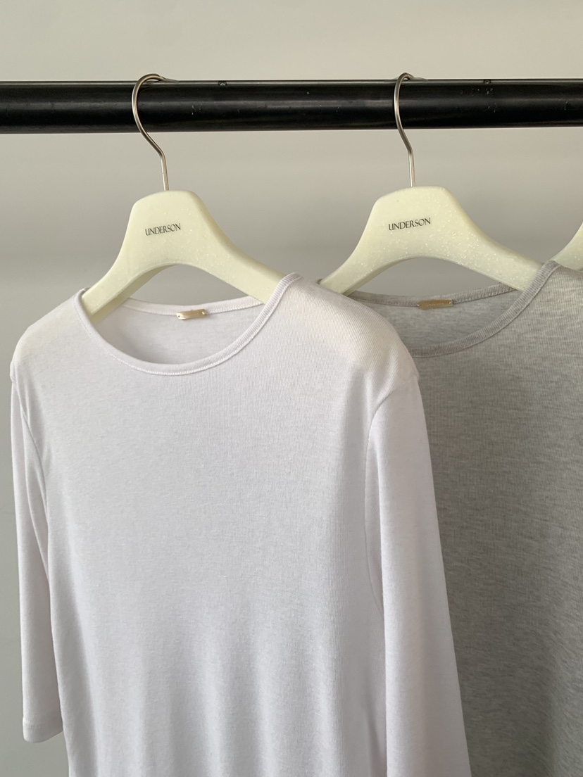 UNDERSON韓國東大門代購女裝新品職業推薦休閑時尚長袖T恤UNDERSON長袖T恤