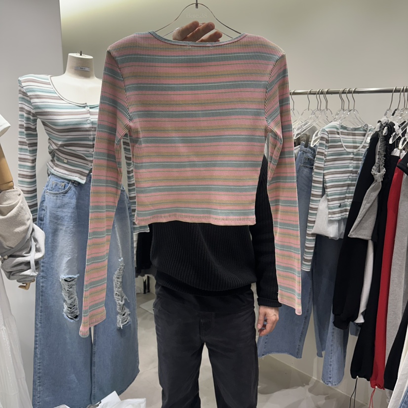 BAIE.38韓國代購女士新品26春夏推薦人氣時尚休閑針織衫BAIE.38針織衫