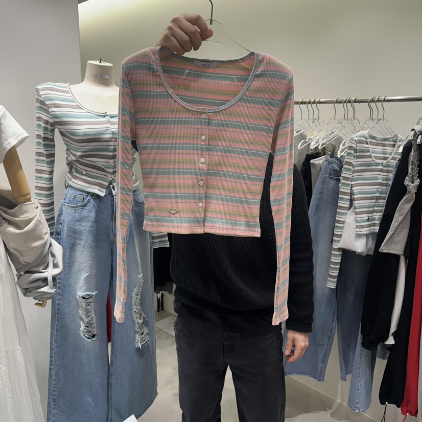 BAIE.38韓國代購女士新品26春夏推薦人氣時尚休閑針織衫BAIE.38針織衫圖色2