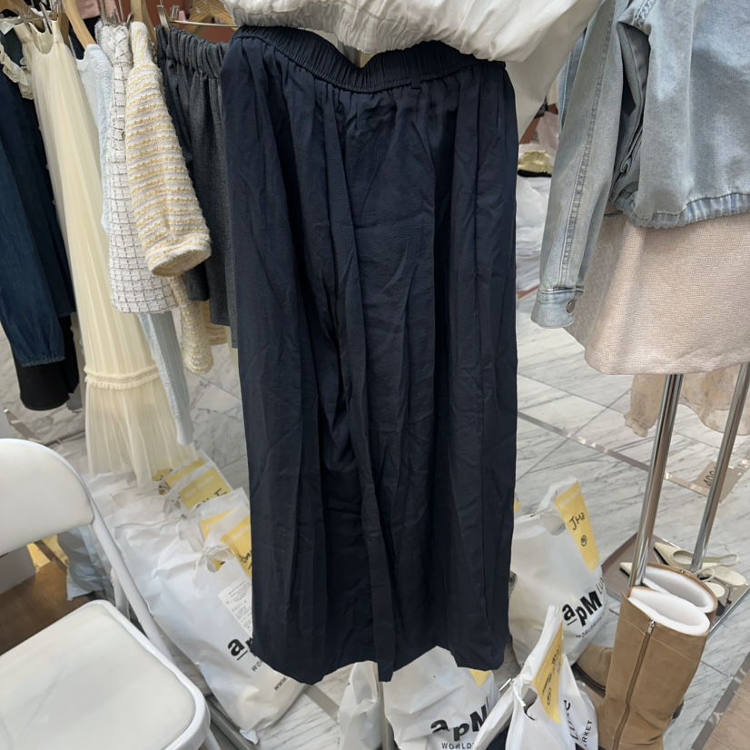 ABLESTUDIO韓國直郵實拍女裝新款職業休閑26春夏長裙含絲巾ABLESTUDIO長裙