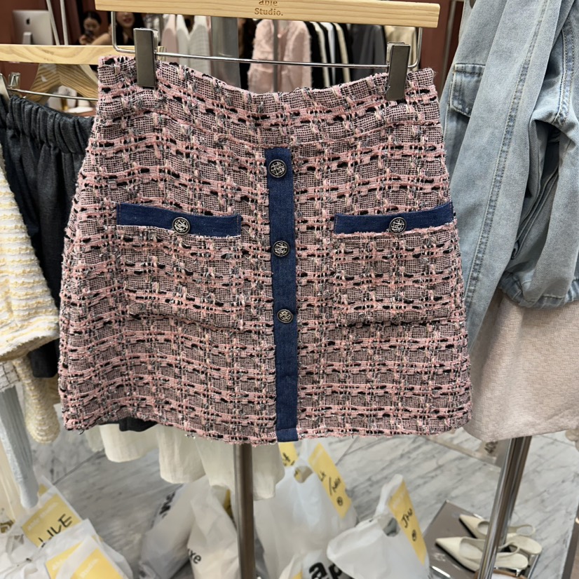 ABLESTUDIO韓國東大門直郵女裝新品時尚休閑職業推薦短裙ABLESTUDIO短裙圖色1