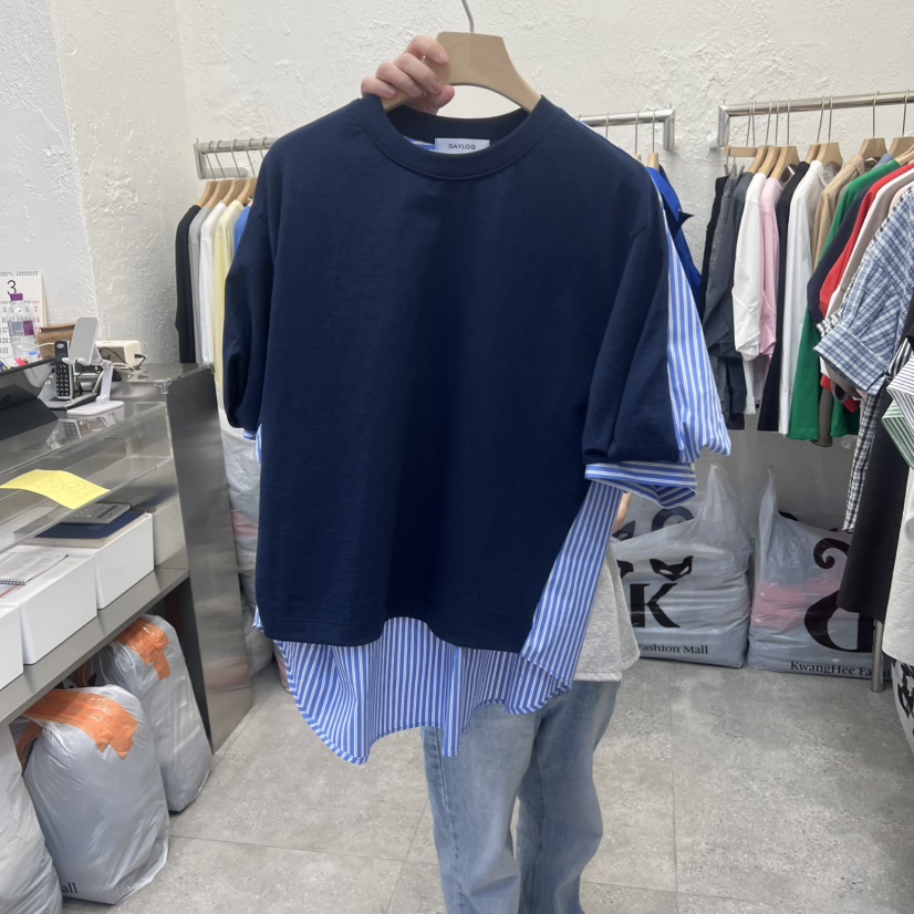 DA YLOG韓國東大門代購女士新款職業熱賣26春夏人氣推薦T恤DA YLOGT恤圖色2