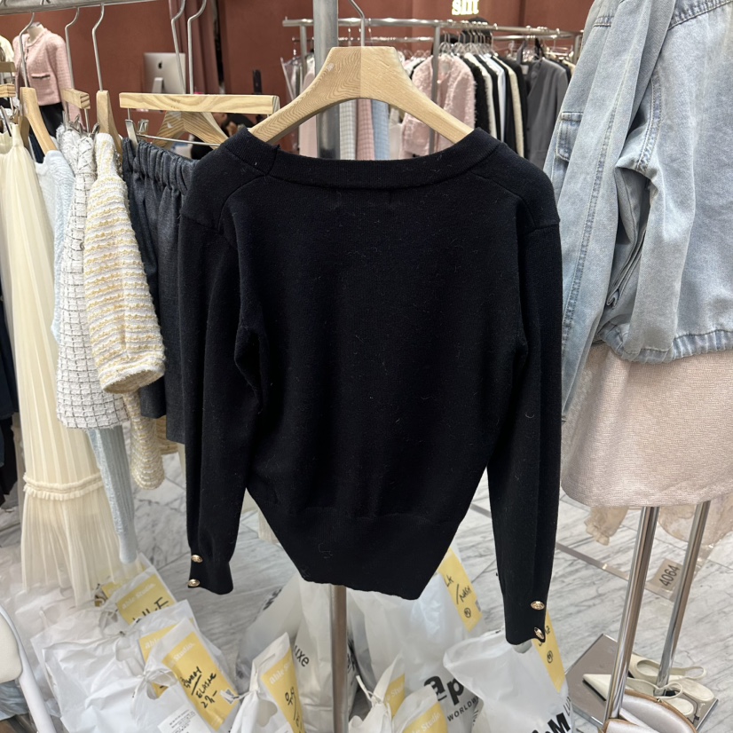 ABLESTUDIO韓國代購女士新款職業休閑26春夏推薦人氣針織衫ABLESTUDIO針織衫