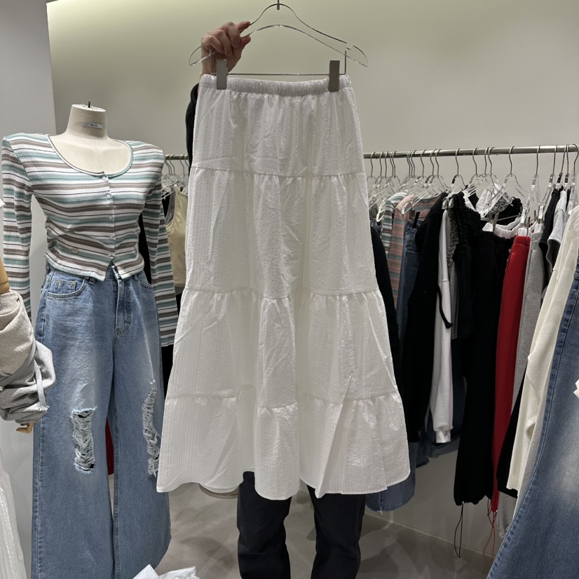 BAIE.38韓國代購女裝新款熱賣職業26春夏時尚推薦休閑長裙BAIE.38長裙