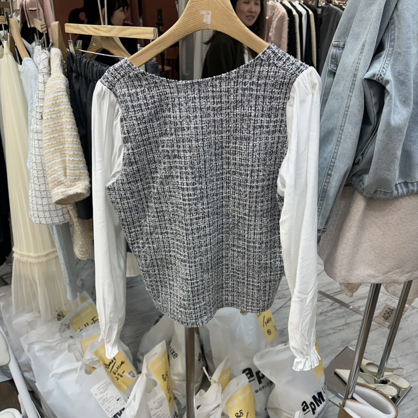 ABLESTUDIO韓國代購女裝新品時尚人氣26春夏熱賣襯衫蕾絲衫ABLESTUDIO襯衫/蕾絲衫