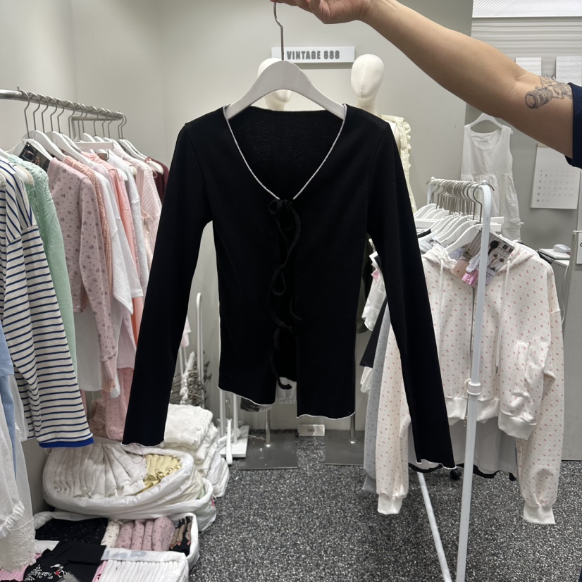 VINTAGE 888韓國東大門直郵女士新款職業熱賣針織衫開衫VINTAGE888/TRIPLE EIGHT針織衫圖色3