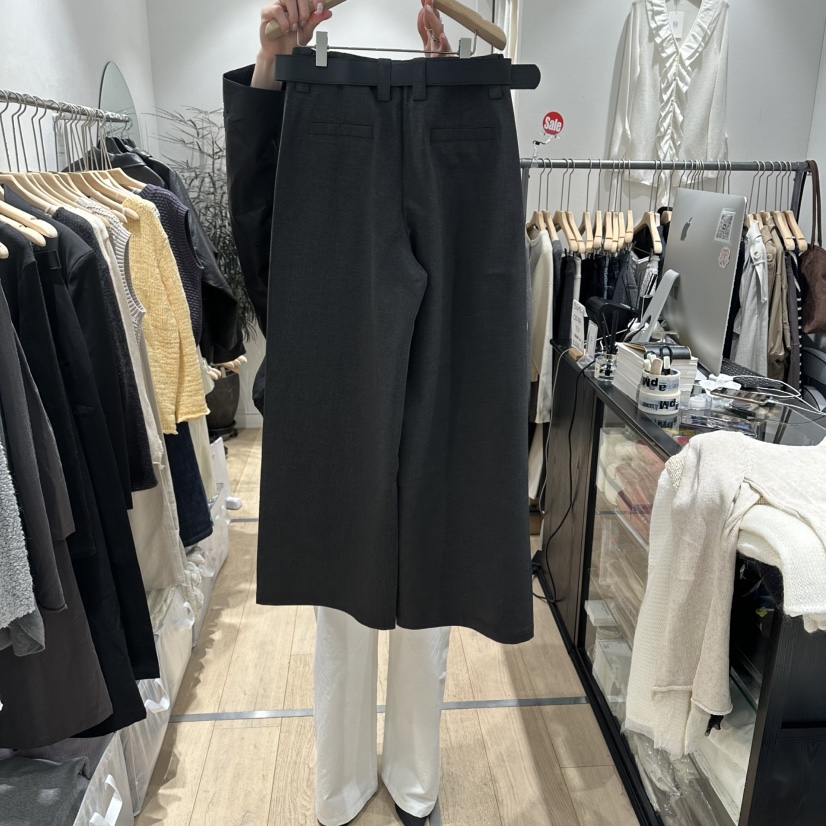 DDAY韓國直郵女裝新款推薦職業人氣休閑26春夏休閑褲含腰帶DDAY休閑褲