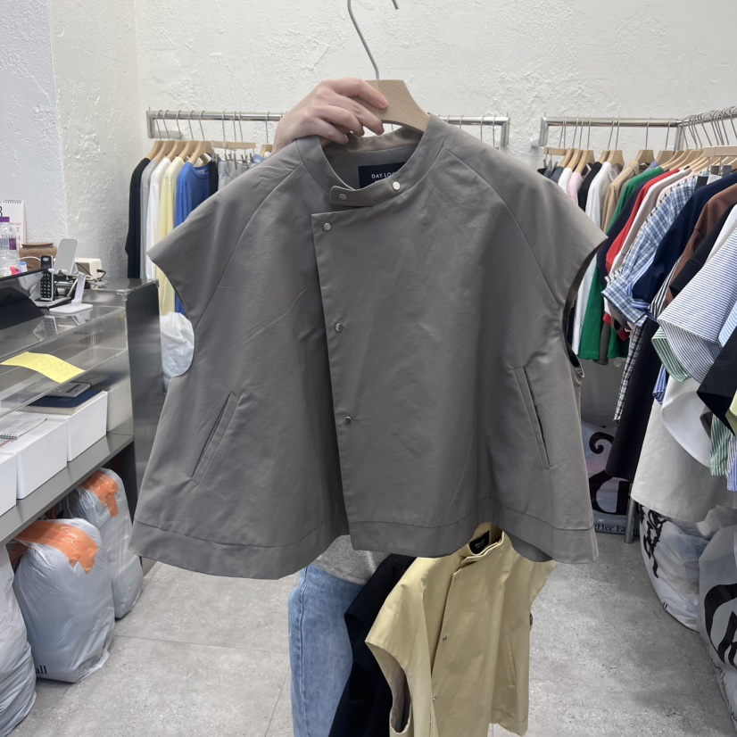 DA YLOG韓國東大門代購女裝新款26春夏熱賣馬甲披肩短款DA YLOG馬甲圖色3