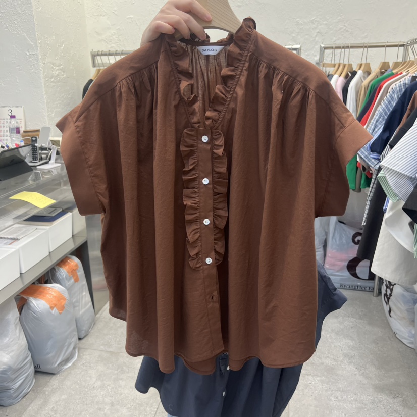 DA YLOG韓國直郵實拍女裝新品熱賣時尚推薦26春夏襯衫蕾絲衫DA YLOG襯衫/蕾絲衫圖色3