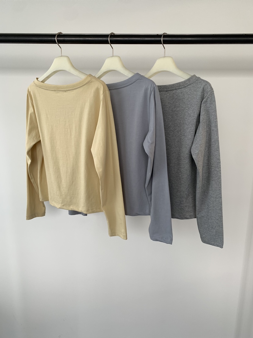 UNDERSON韓國直郵女士新品26春夏人氣職業熱賣時尚長袖T恤UNDERSON長袖T恤