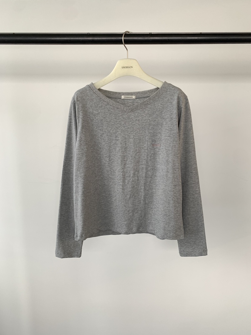 UNDERSON韓國直郵女士新品26春夏人氣職業熱賣時尚長袖T恤UNDERSON長袖T恤圖色3