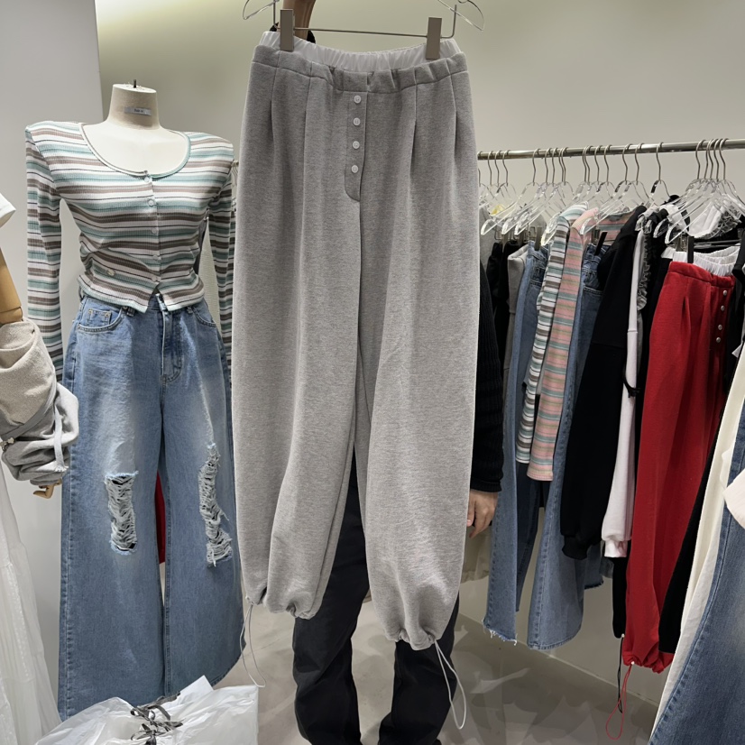 BAIE.38韓國代購女士新品推薦職業人氣時尚休閑休閑褲紐扣BAIE.38休閑褲圖色1