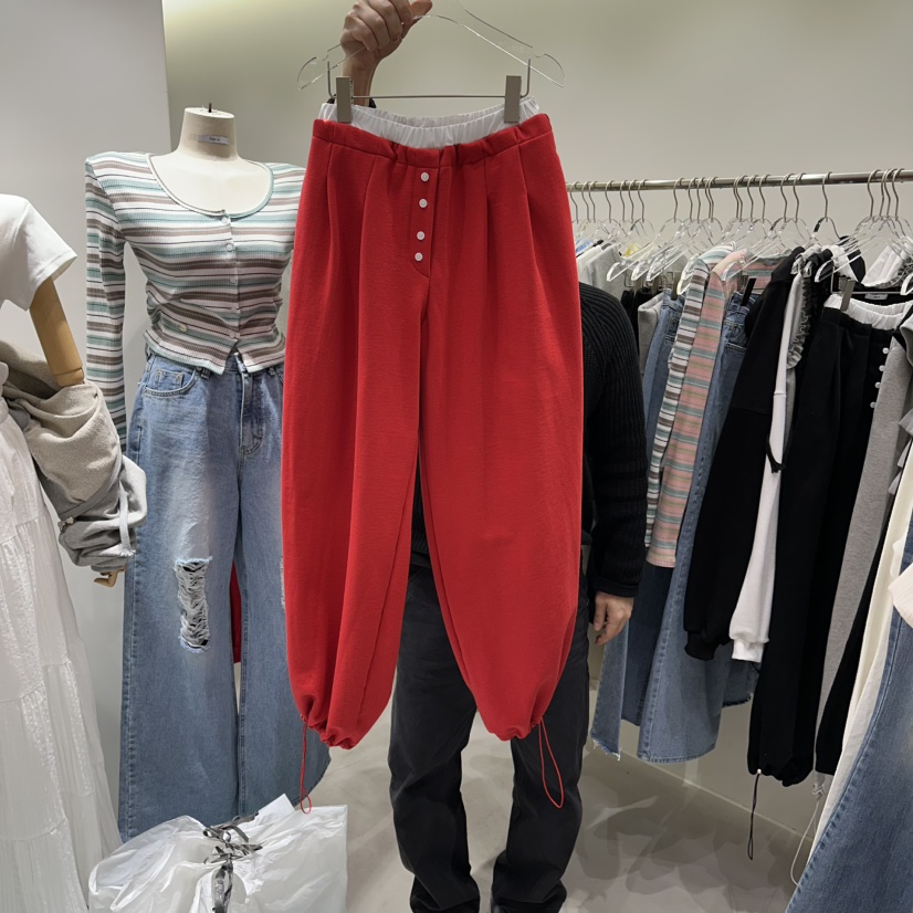 BAIE.38韓國代購女士新品推薦職業人氣時尚休閑休閑褲紐扣BAIE.38休閑褲圖色2