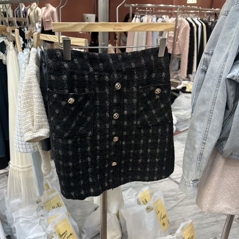 ABLESTUDIO韓國代購女裝新款人氣時尚熱賣休閑職業推薦短裙ABLESTUDIO短裙圖色1