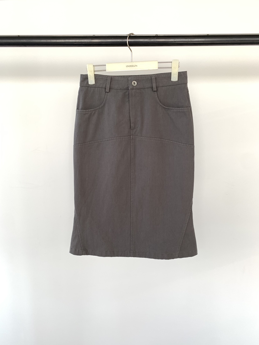 UNDERSON韓國東大門代購女士新款推薦休閑人氣半身裙中短裙UNDERSON半身裙/中短裙圖色1