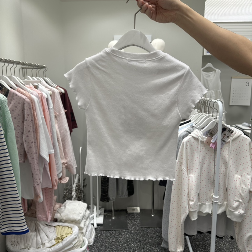 VINTAGE 888韓國直郵實拍女士新款熱賣休閑推薦職業26春夏T恤VINTAGE888/TRIPLE EIGHTT恤