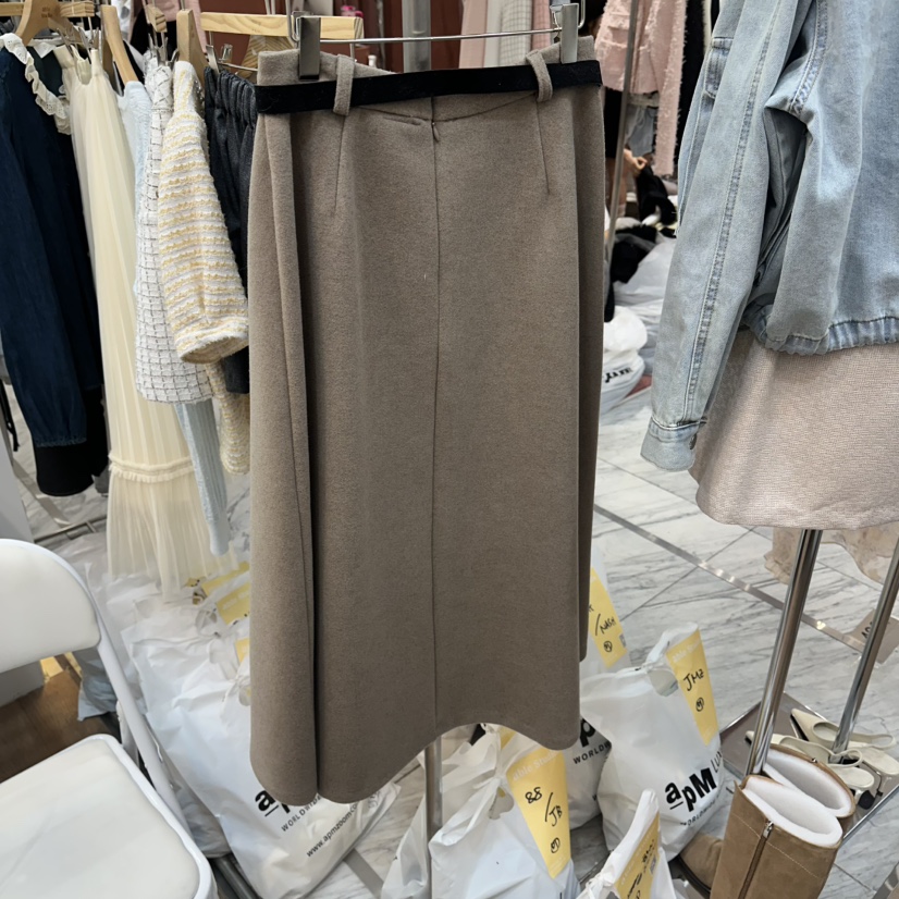 ABLESTUDIO韓國直郵女裝新品26春夏休閑推薦時尚長裙含腰帶ABLESTUDIO長裙