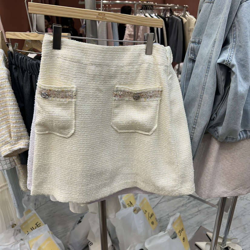 ABLESTUDIO韓國東大門直郵女裝新款26春夏推薦休閑人氣短裙ABLESTUDIO短裙圖色1