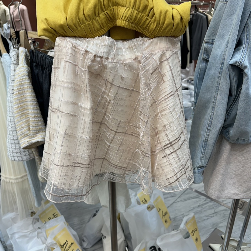 ABLESTUDIO韓國代購女裝新款26春夏熱賣推薦時尚休閑短裙ABLESTUDIO短裙圖色1