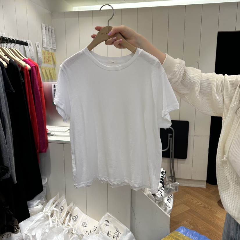 ARC韓國直郵女裝新款休閑熱賣26春夏推薦職業時尚人氣T恤ARC EN CIELT恤圖色1