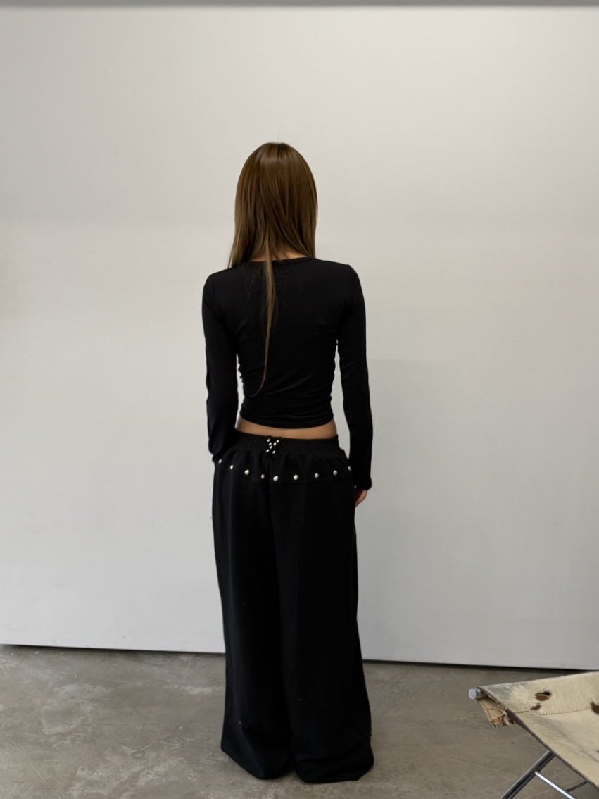 NUEUN韓國直郵實拍女裝新品26春夏職業時尚推薦休閑褲腰帶NUEUN/SEEOT休閑褲