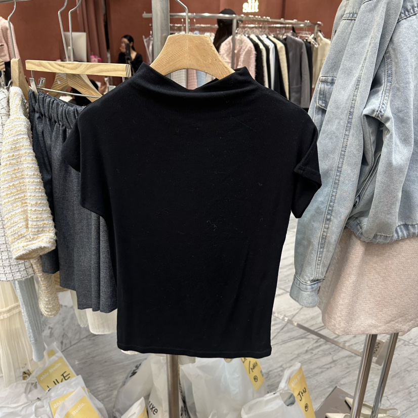 ABLESTUDIO東大門實拍女士新品推薦真品人氣職業休閑熱賣T恤ABLESTUDIOT恤