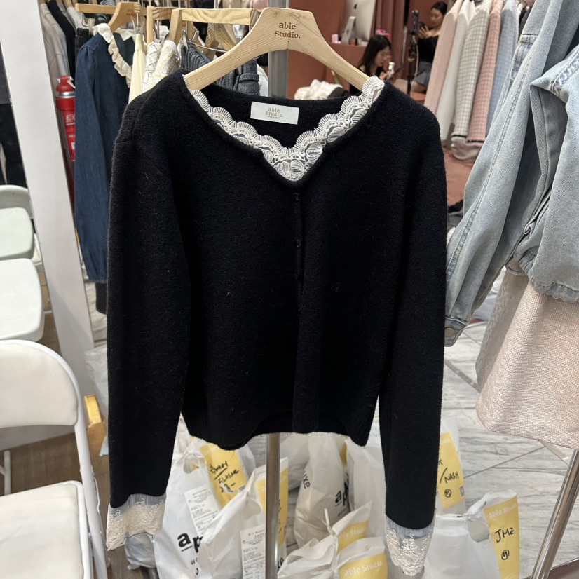 ABLESTUDIO東大門代購女裝新款26春夏休閑職業真品針織衫ABLESTUDIO針織衫圖色2